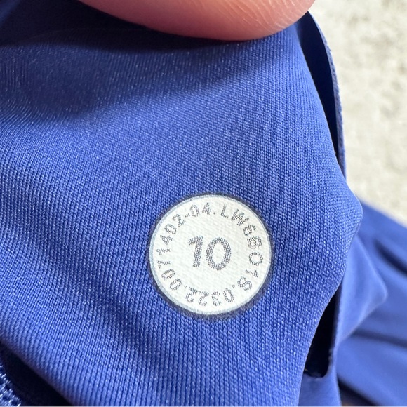 Lululemon Women’s Base Pace High-Rise Crop Leggings 23" in Symphony Blue Size 10 - Picture 9 of 16